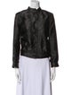 Giorgio Armani Silk Faux Fur Jacket