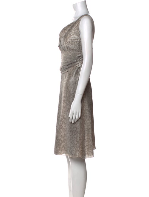 Giorgio Armani Silk Knee-Length Dress
