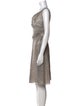 Giorgio Armani Silk Knee-Length Dress
