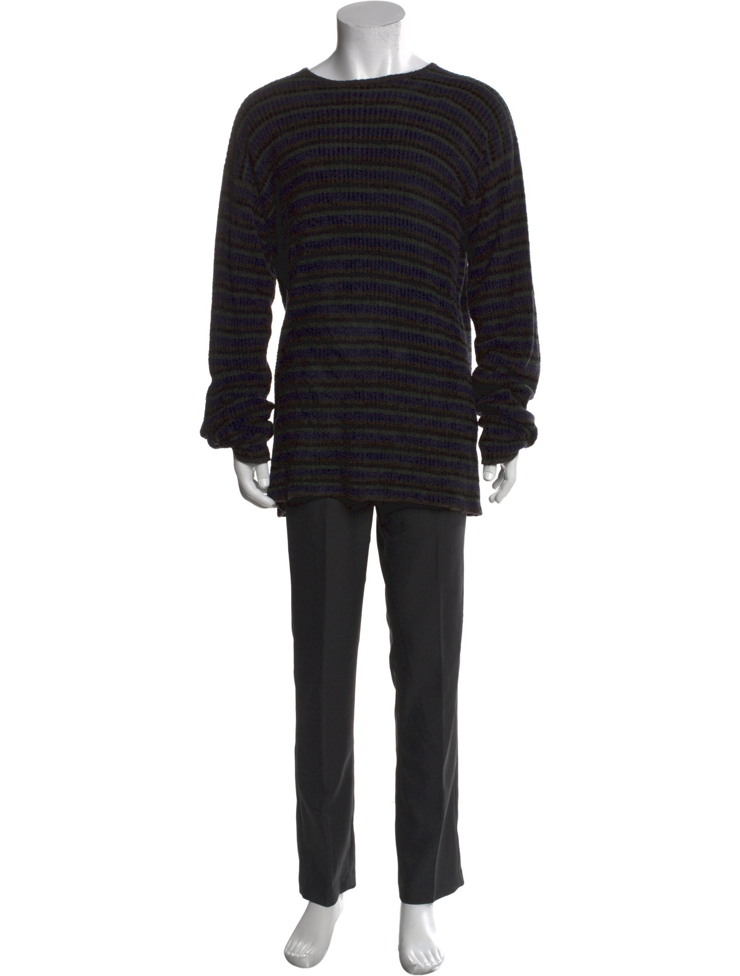Giorgio Armani Crew Neck Long Sleeve Pullover