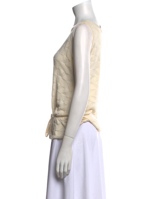 Giorgio Armani Silk Scoop Neck Top