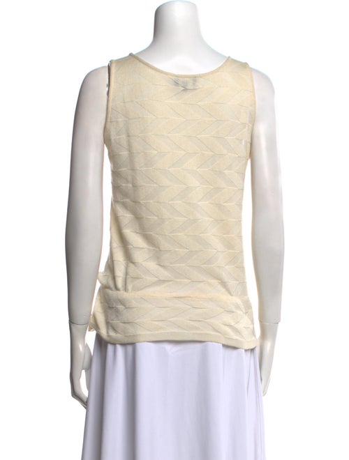 Giorgio Armani Silk Scoop Neck Top