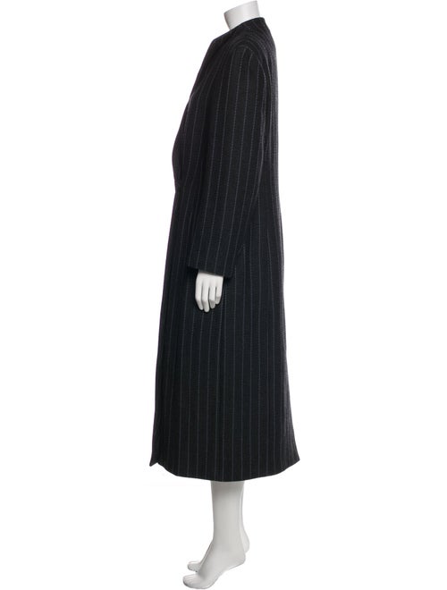 Giorgio Armani Wool Striped Coat