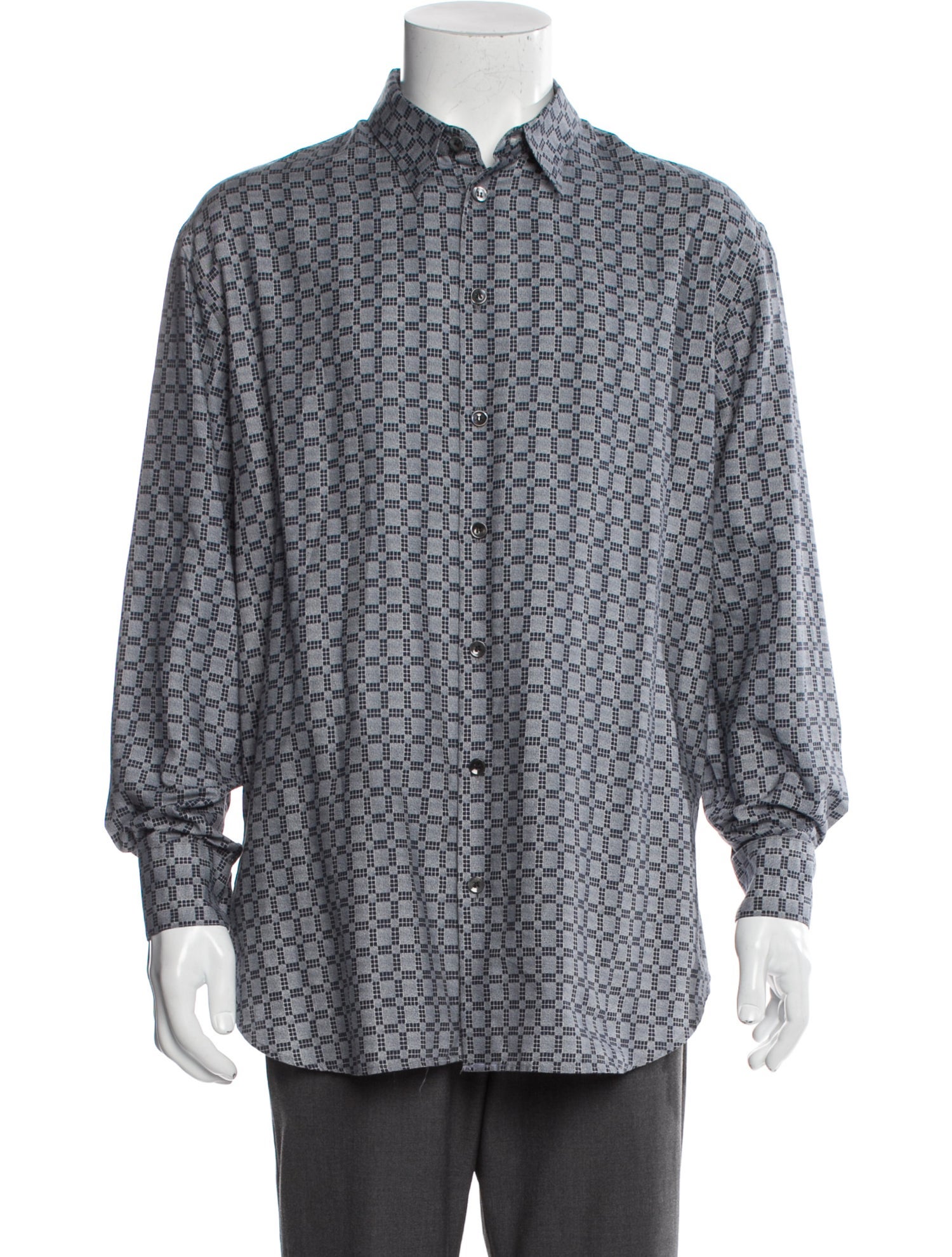 Giorgio Armani Printed Long Sleeve Jersey