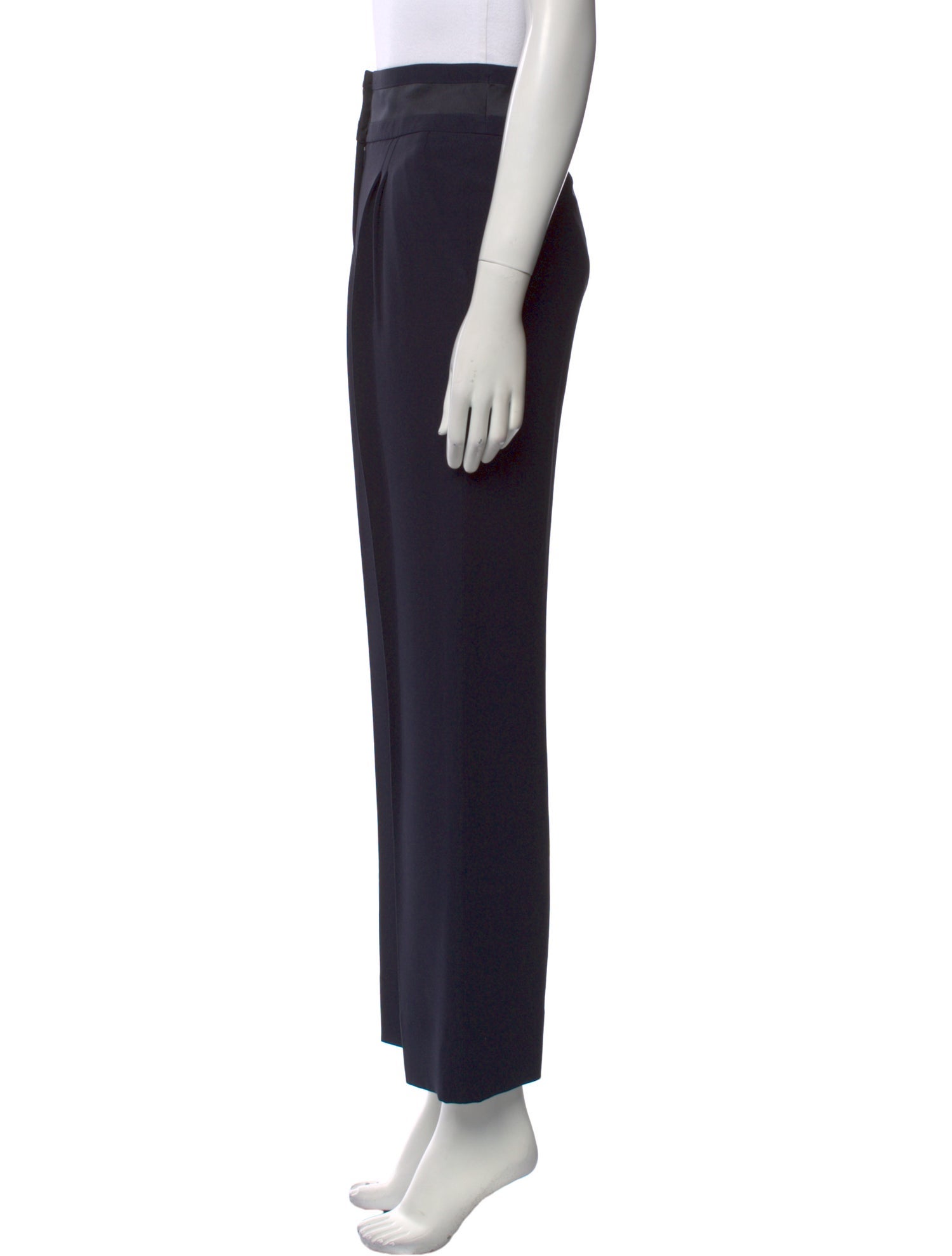 Giorgio Armani Silk Wide Leg Pants