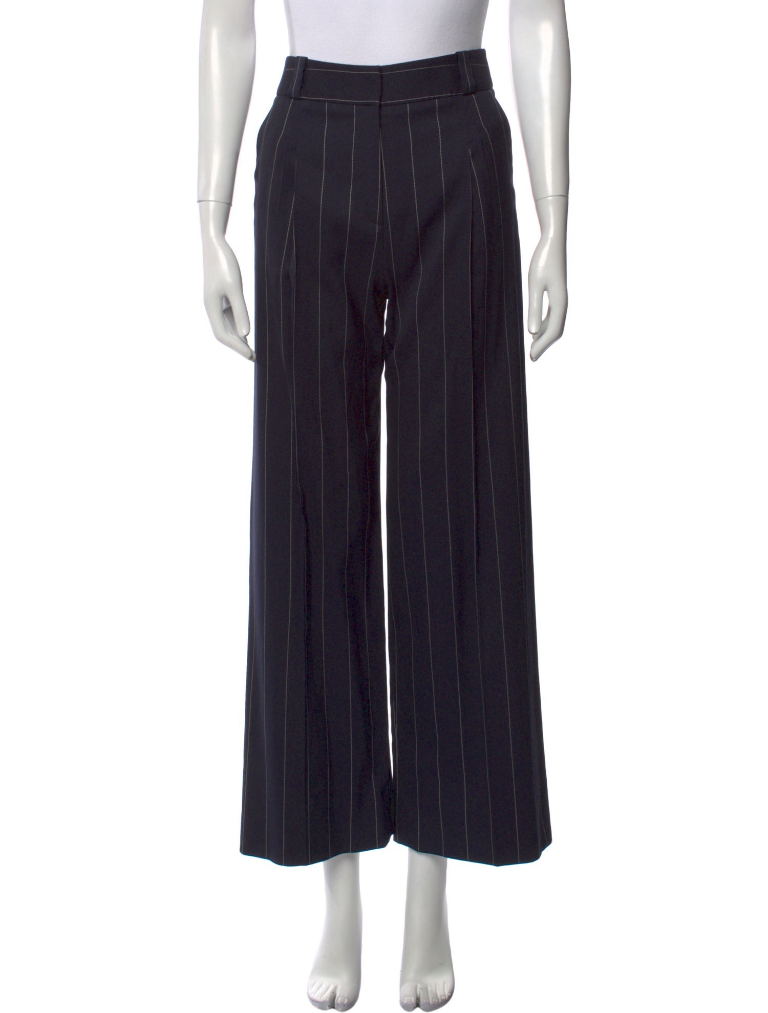 Giorgio Armani Virgin Wool Wide Leg Pants