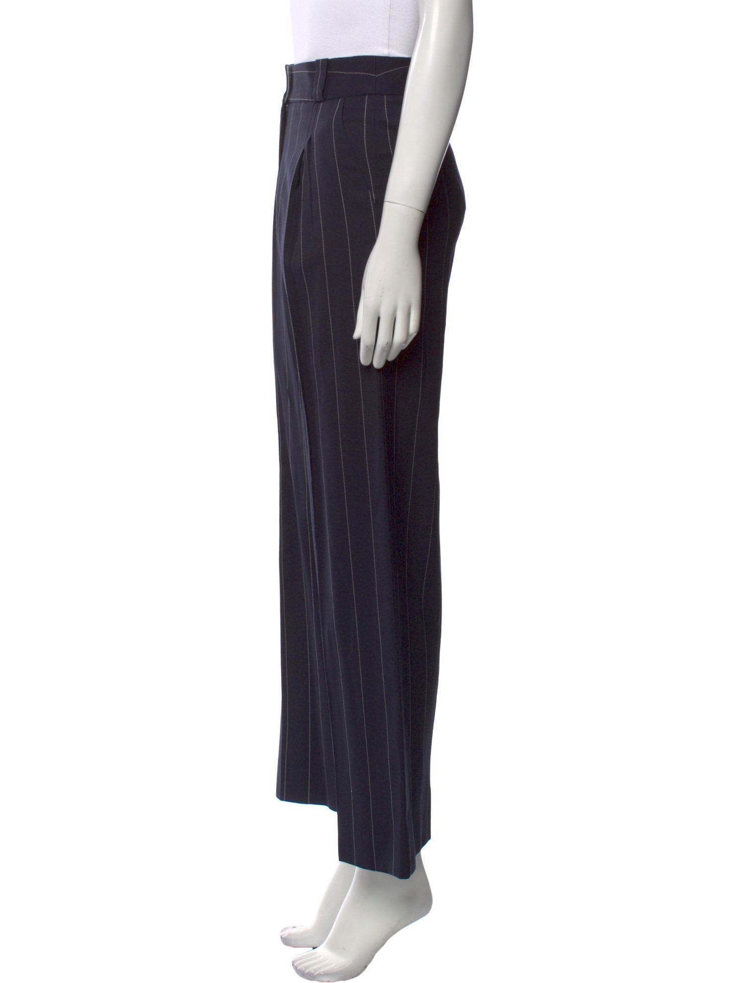 Giorgio Armani Virgin Wool Wide Leg Pants
