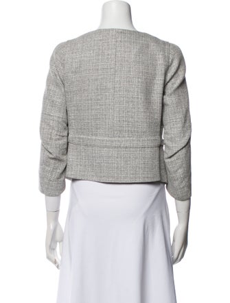 Giorgio Armani Virgin Wool Tweed Pattern Evening Jacket