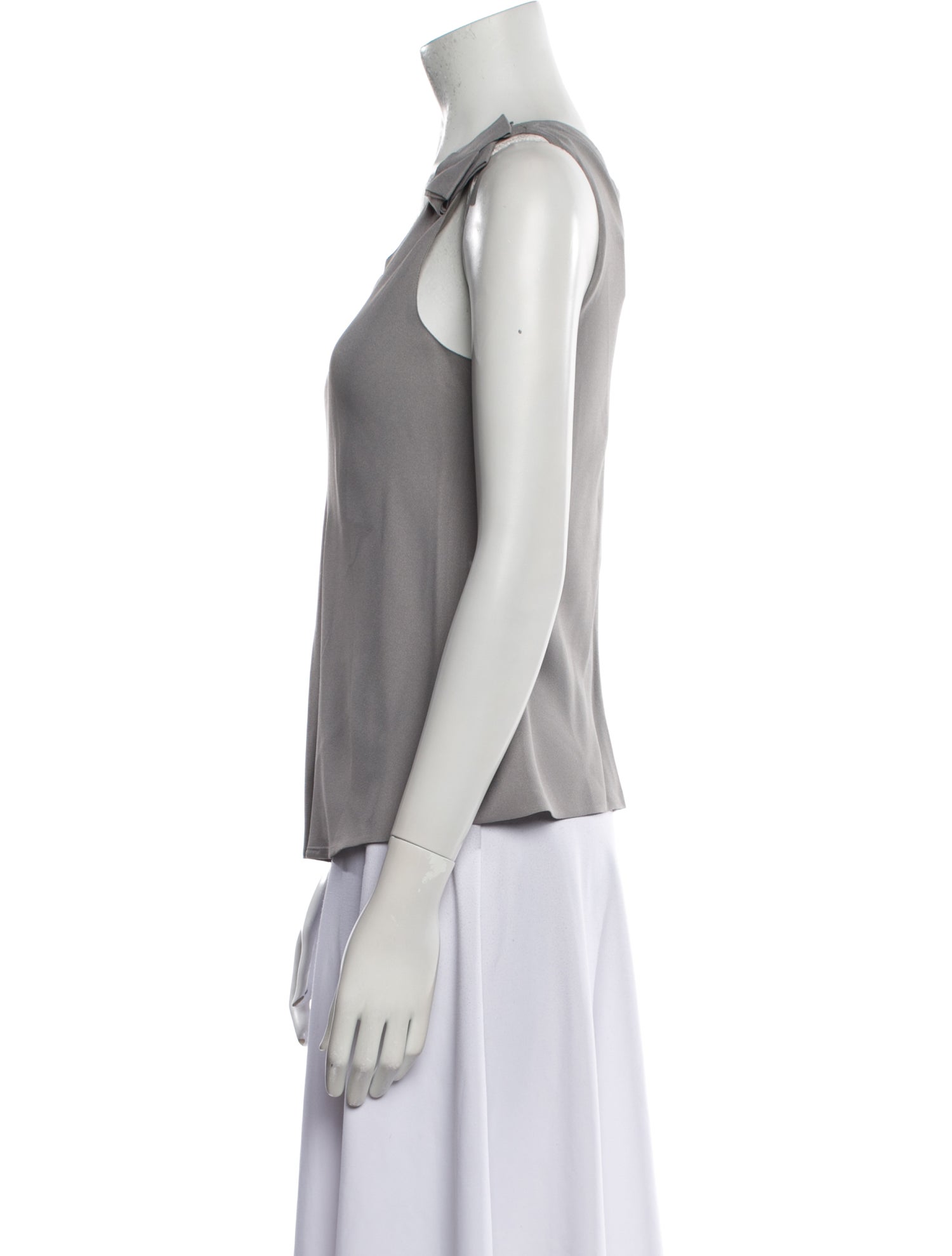 Giorgio Armani Scoop Neck Sleeveless Top