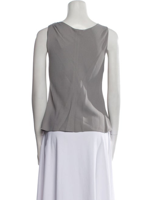 Giorgio Armani Scoop Neck Sleeveless Top