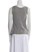 Giorgio Armani Scoop Neck Sleeveless Top