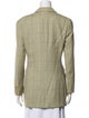 Giorgio Armani Tweed Pattern Blazer