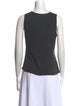 Giorgio Armani Crew Neck Sleeveless Top