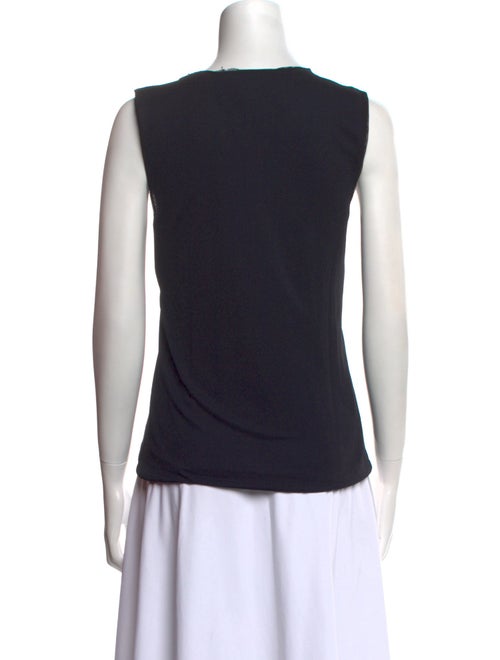 Giorgio Armani Scoop Neck Sleeveless Top