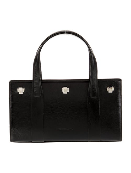 Giorgio Armani Leather Top Handle Bag