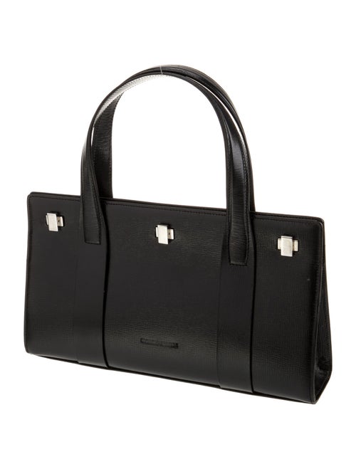 Giorgio Armani Leather Top Handle Bag