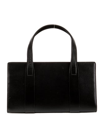 Giorgio Armani Leather Top Handle Bag