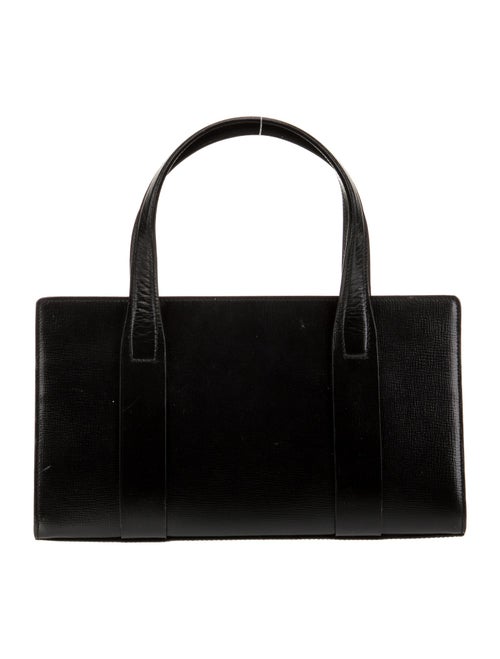 Giorgio Armani Leather Top Handle Bag