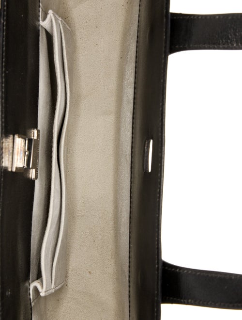 Giorgio Armani Leather Top Handle Bag