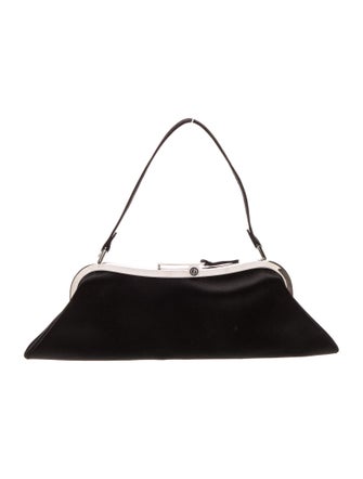 Giorgio Armani Satin Top Handle Bag