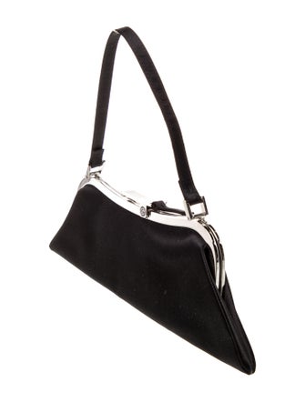 Giorgio Armani Satin Top Handle Bag