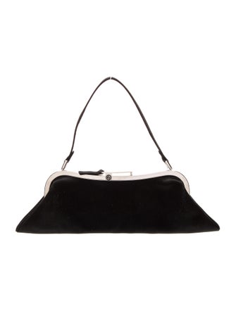 Giorgio Armani Satin Top Handle Bag