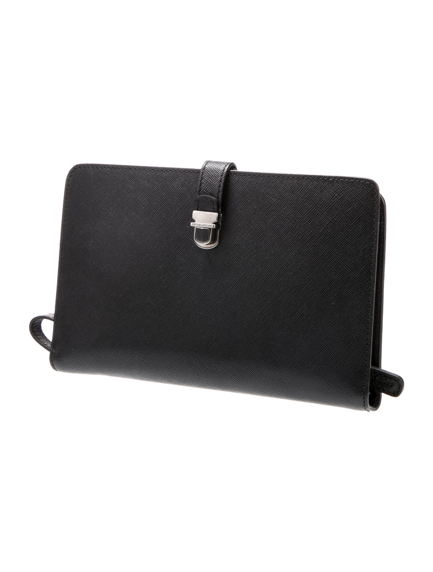 Giorgio Armani Saffiano Leather Clutch
