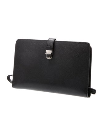 Giorgio Armani Saffiano Leather Clutch