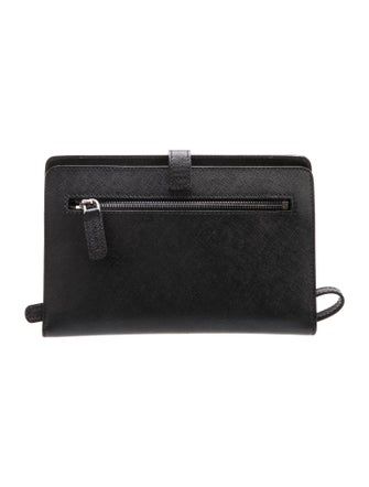 Giorgio Armani Saffiano Leather Clutch