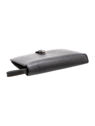 Giorgio Armani Saffiano Leather Clutch