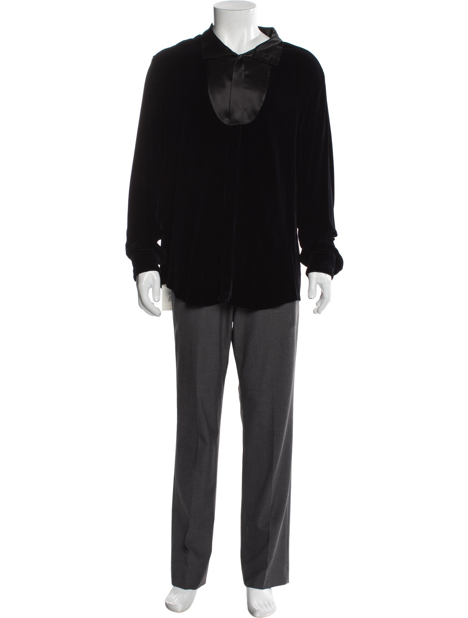 Giorgio Armani Vintage Long Sleeve Tuxedo Shirt