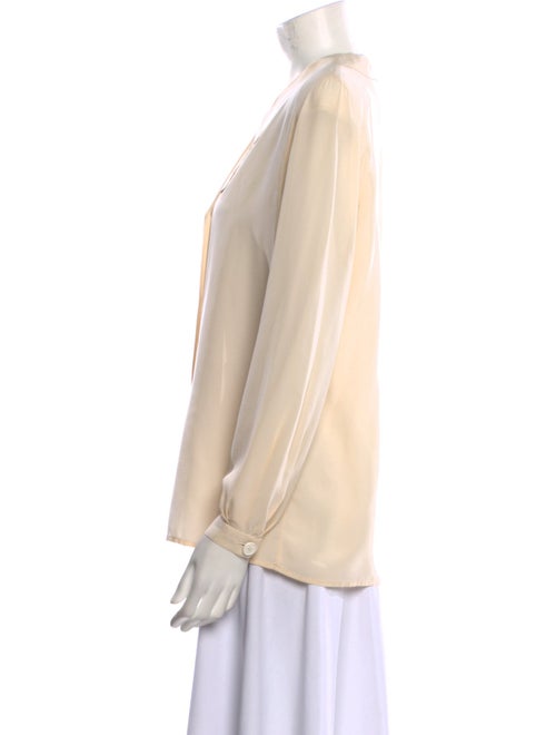 Giorgio Armani Silk Long Sleeve Blouse