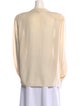 Giorgio Armani Silk Long Sleeve Blouse