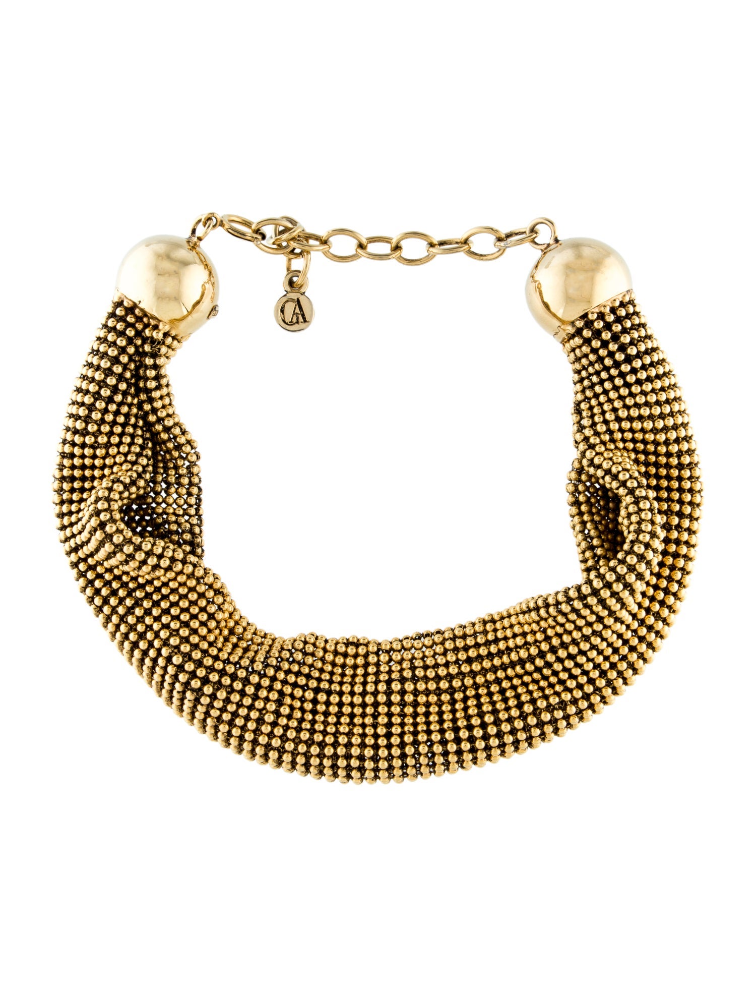 Giorgio Armani Mesh Choker Necklace
