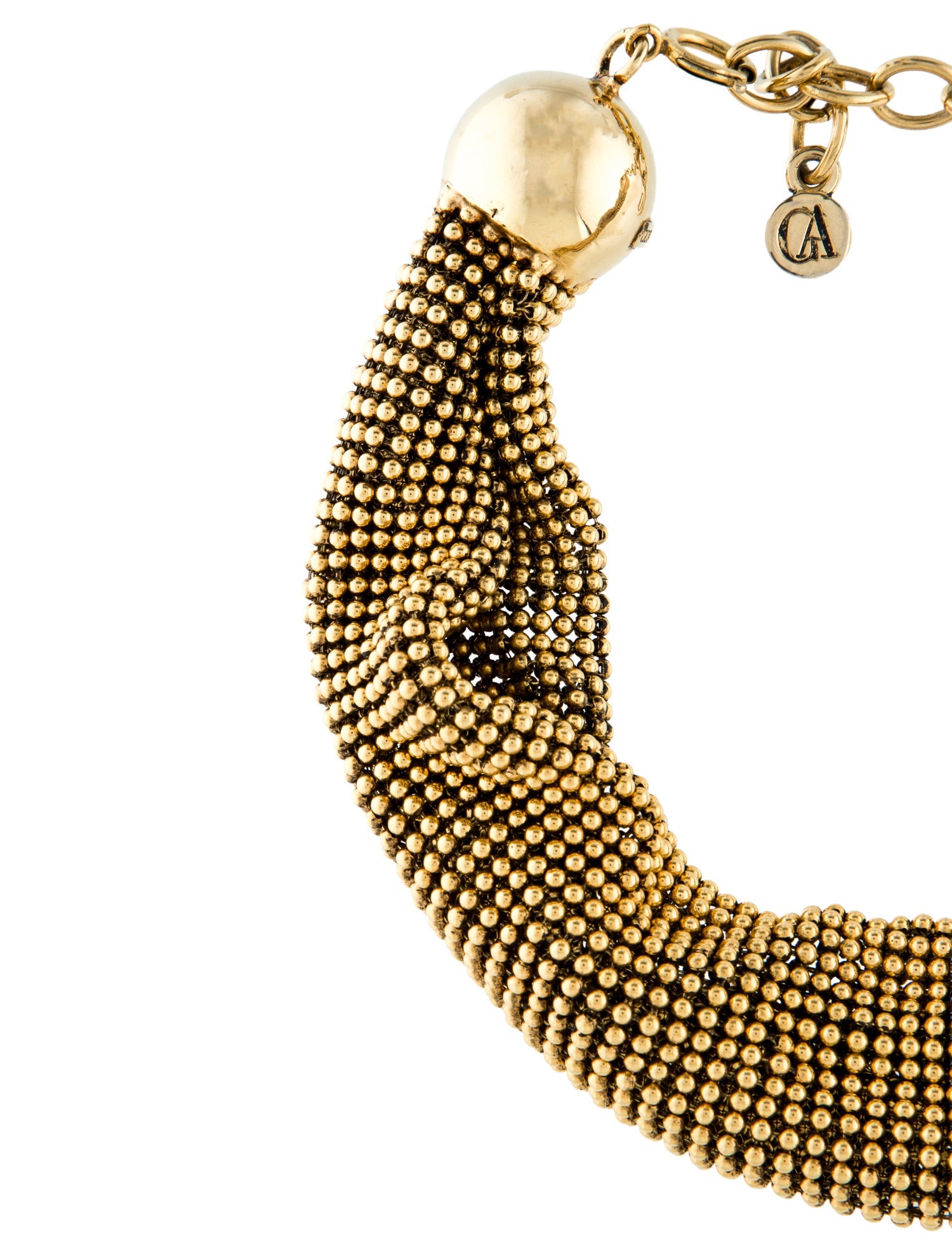 Giorgio Armani Mesh Choker Necklace