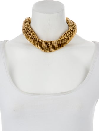 Giorgio Armani Mesh Choker Necklace