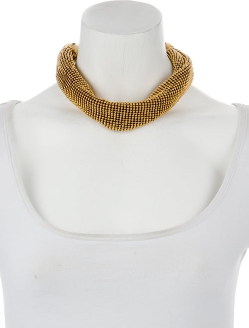 Giorgio Armani Mesh Choker Necklace