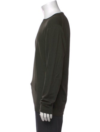 Giorgio Armani Virgin Wool Crew Neck Pullover