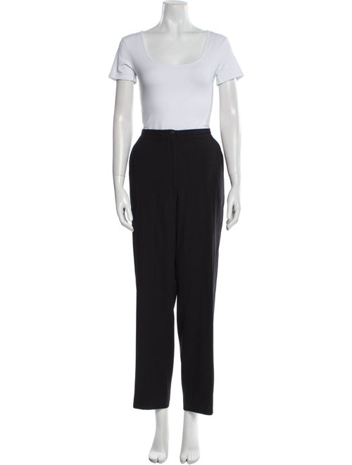 Giorgio Armani Wool Ruffle Embellishment Pantsuit