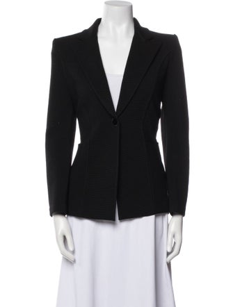 Giorgio Armani Virgin Wool Striped Blazer
