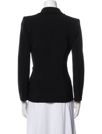 Giorgio Armani Virgin Wool Striped Blazer