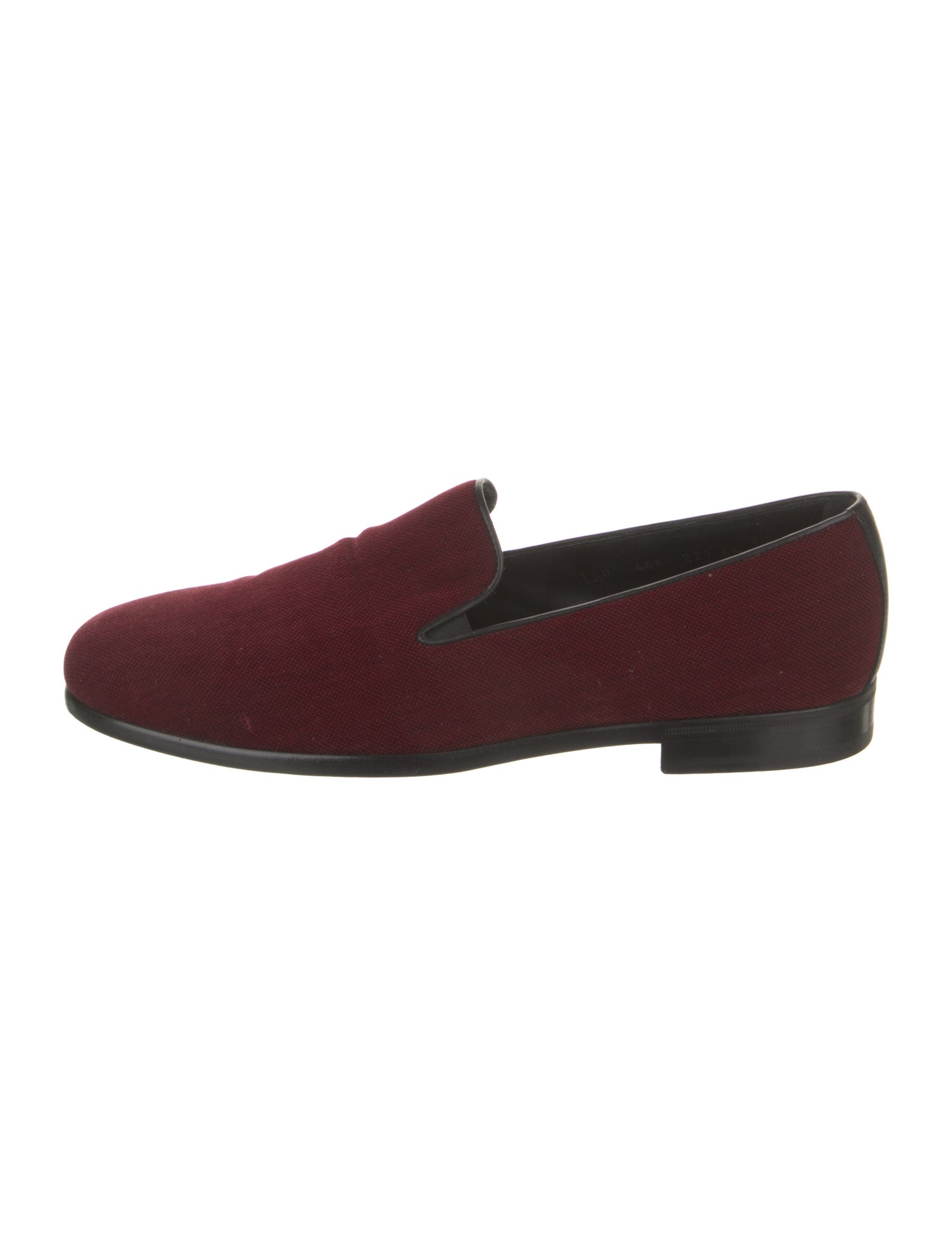 Giorgio Armani Velvet Loafers