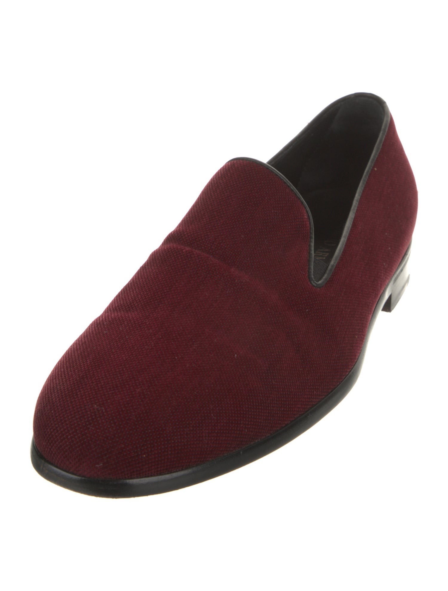 Giorgio Armani Velvet Loafers