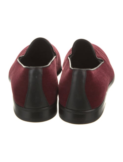 Giorgio Armani Velvet Loafers