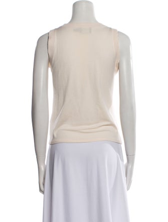 Giorgio Armani Crew Neck Sleeveless Top