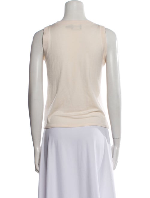 Giorgio Armani Crew Neck Sleeveless Top