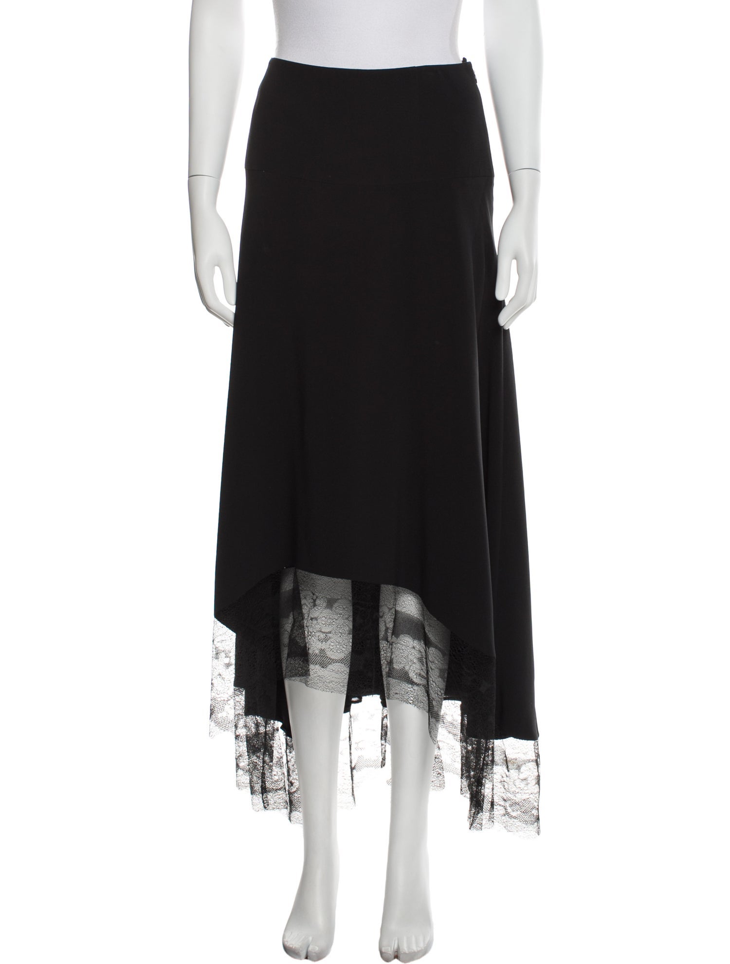 Giorgio Armani Silk Midi Length Skirt