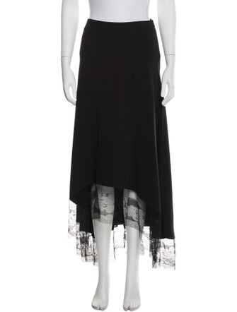 Giorgio Armani Silk Midi Length Skirt