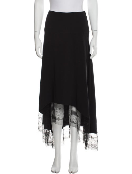 Giorgio Armani Silk Midi Length Skirt