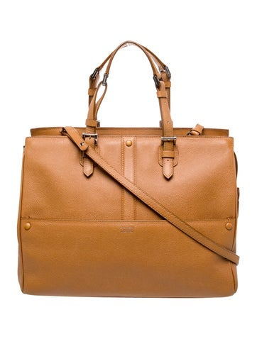 Giorgio Armani Totes Leather Messenger Bag